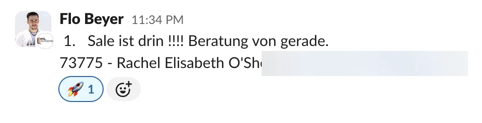 Flo Beyer: Sale ist drin!